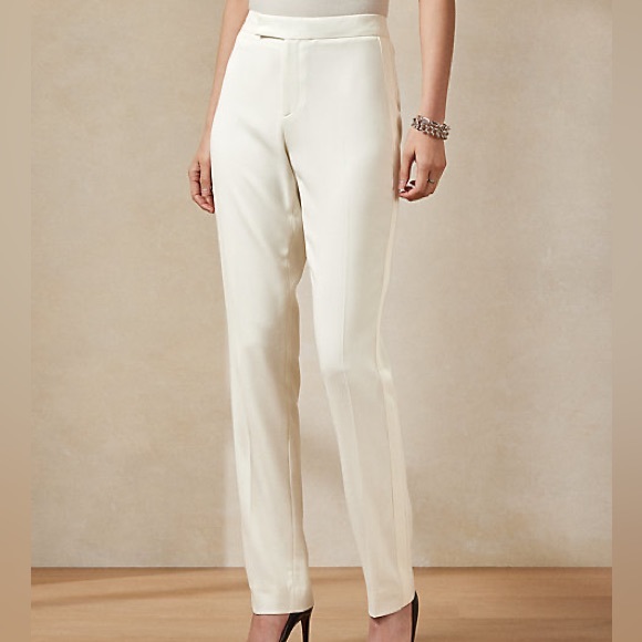 Ralph Lauren Collection Seth Silk Crepe Pant - Picture 4 of 7